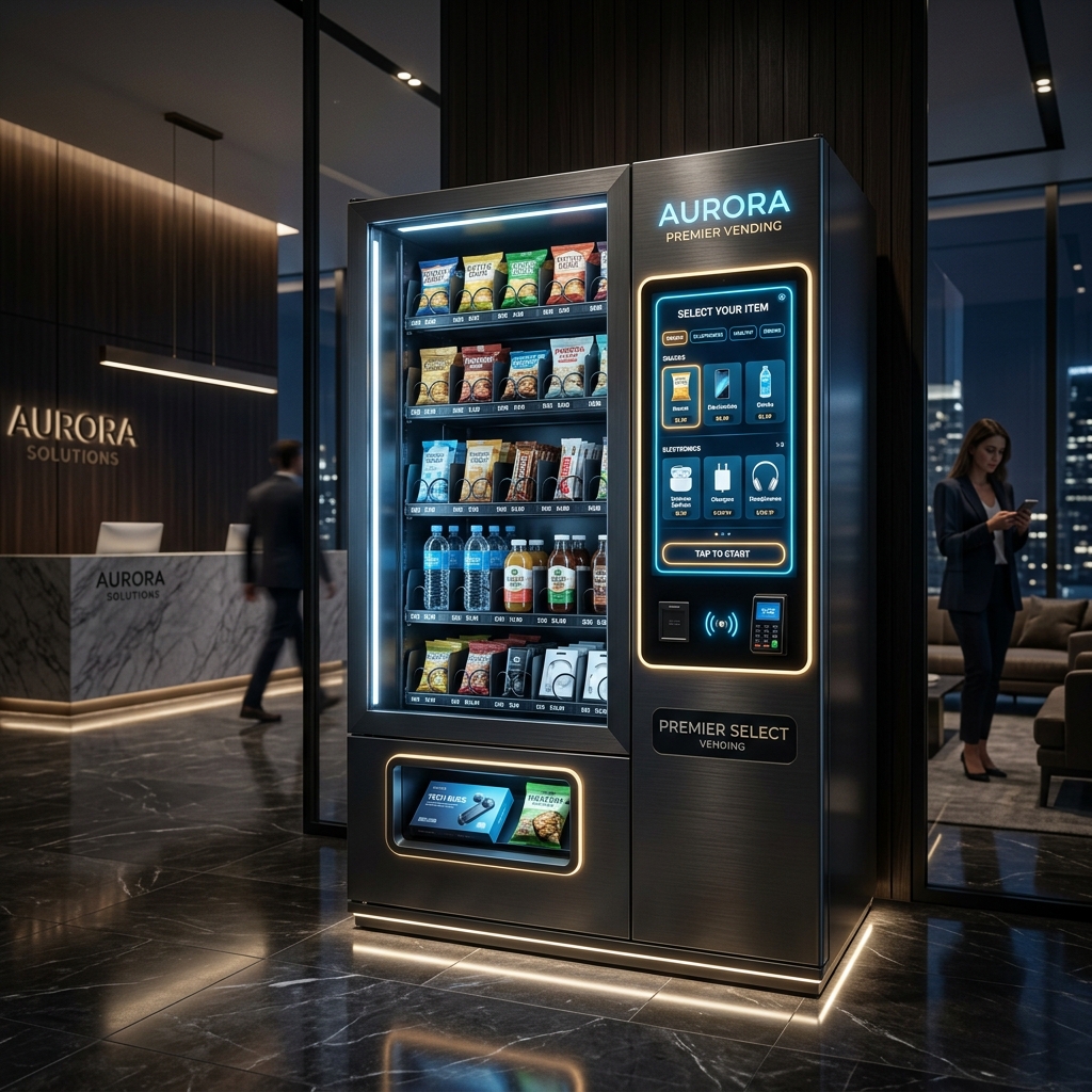 Máquina Vending Multiproducto Premium de 8K